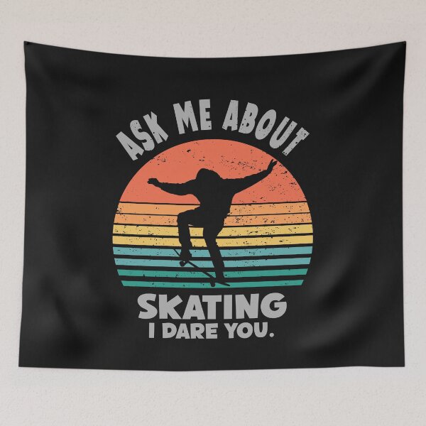 Item preview, Retro sunset skateboarder design  designed and sold by TipTopTapo.