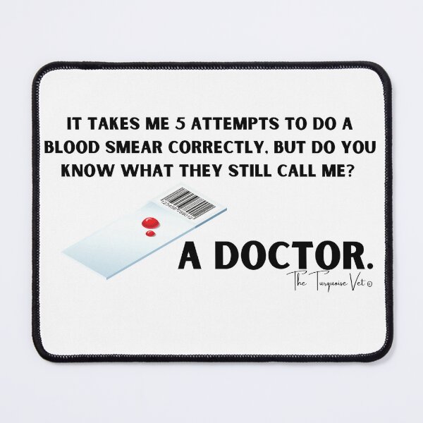 Item preview, Blood Smear Humor designed and sold by TheTurquoiseVet.
