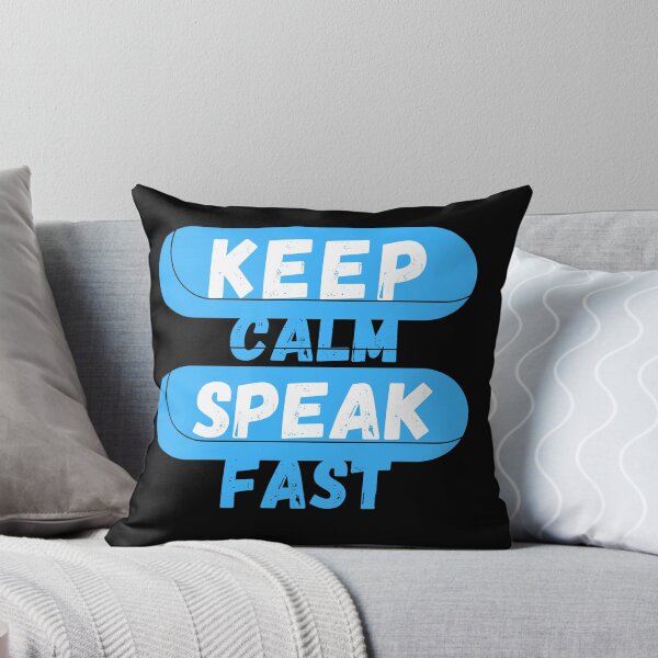Item preview, Keep Calm And Speak Fast designed and sold by mu-art.