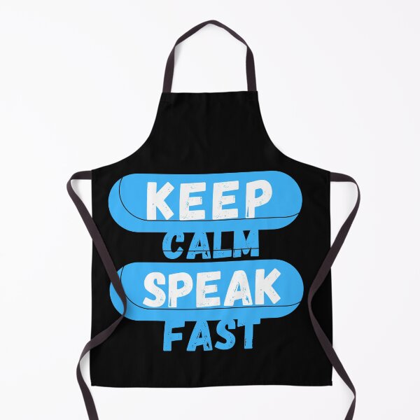 Item preview, Keep Calm And Speak Fast designed and sold by mu-art.