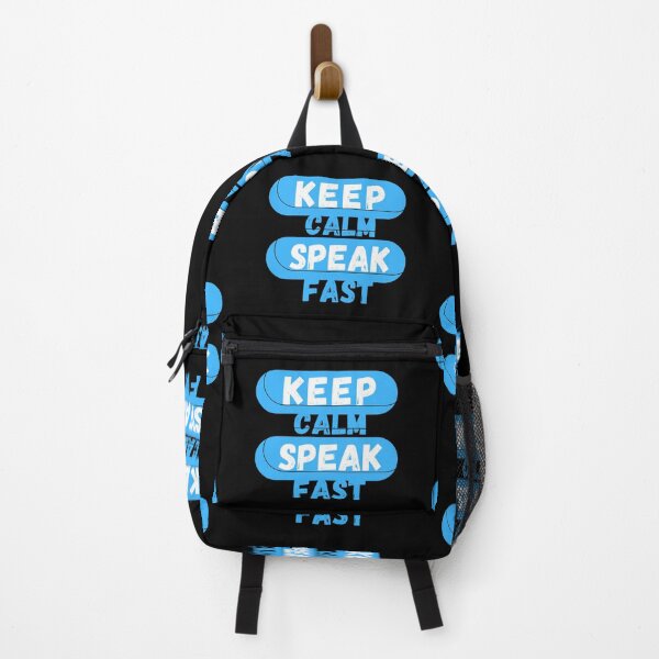 Item preview, Keep Calm And Speak Fast designed and sold by mu-art.