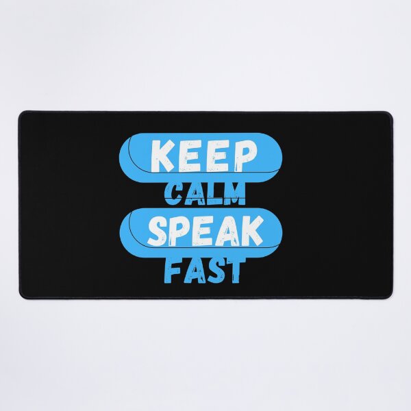 Item preview, Keep Calm And Speak Fast designed and sold by mu-art.
