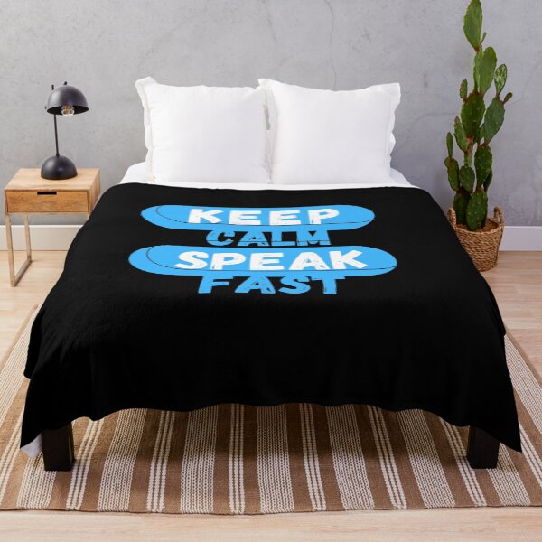 Item preview, Keep Calm And Speak Fast designed and sold by mu-art.