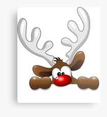 Red Nose Metal Print