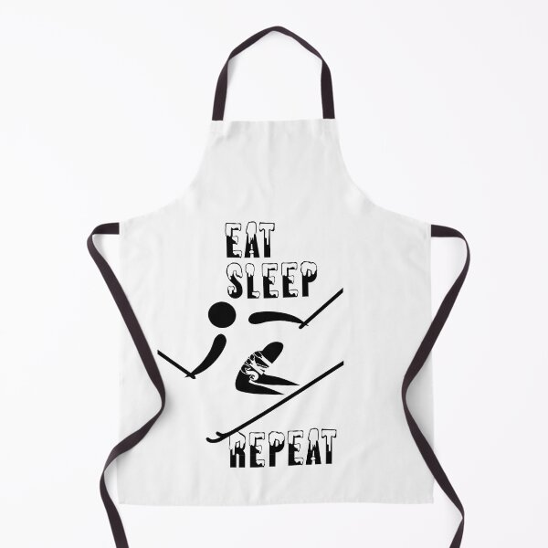 Item preview, Eat Sleep Ski Repeat designed and sold by CrafTeeMrsB.