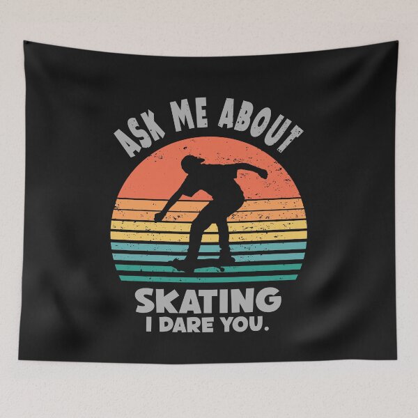 Item preview, Retro sunset skateboarder design  designed and sold by TipTopTapo.