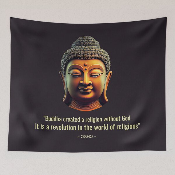 Item preview, Find Inspiration in Osho's Words on Buddha and Meditation designed and sold by RetComly.