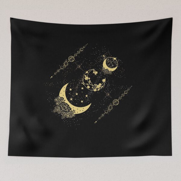 Item preview, Moon Phase And Sign - Boho Moon phase designed and sold by ImagesDesigns.