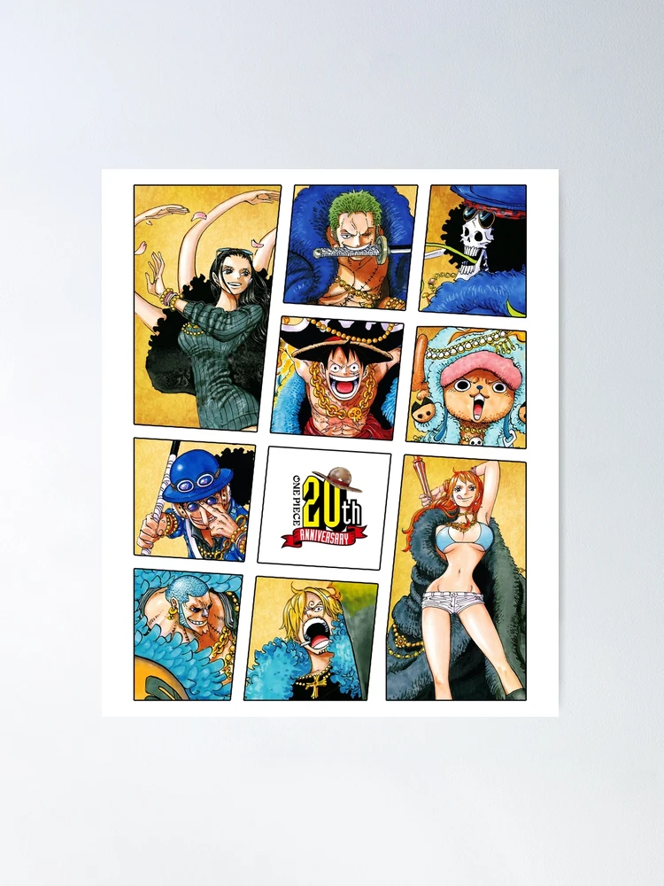ワンピース 20th anniversary A賞 ORIGINAL COLOR fposter,medium,wall_texture,