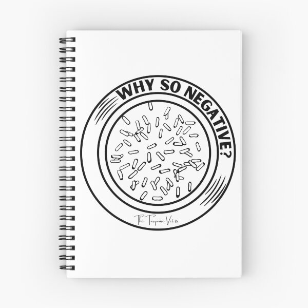 Item preview, Negative Bacteria Humor designed and sold by TheTurquoiseVet.