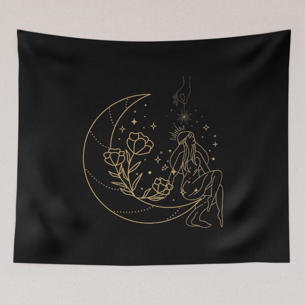 Item preview,  Moon Phase And Sign - Boho Moon phase designed and sold by ImagesDesigns.