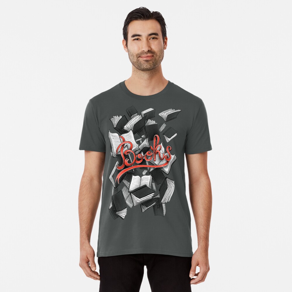 T-shirt premium « Books»