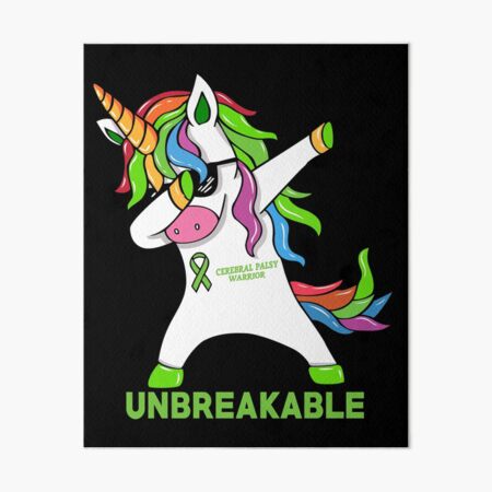 Item preview, Cerebral Palsy Awareness Unicorn Warrior  designed and sold by Adolfo114.