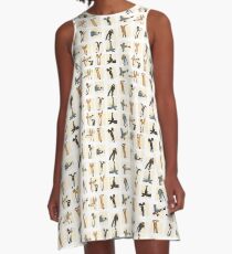 Heads up: Cream A-Line Dress