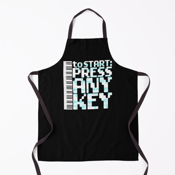 Item preview, PIANO KEYBOARD - TO START PRESS ANY KEY white designed and sold by KoolDsignsMUSIC.