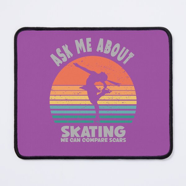 Item preview, Retro sunset ice skater girl design designed and sold by TipTopTapo.