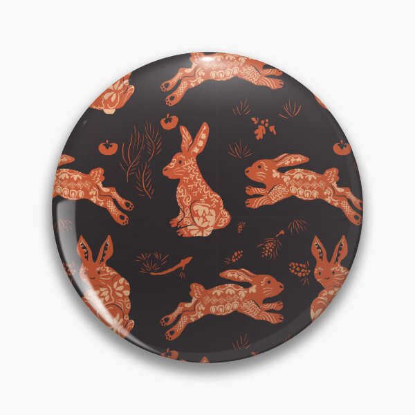 Item preview, Papercut Bunnies: Tangerine-Pear on Raisin designed and sold by chueok-studio.