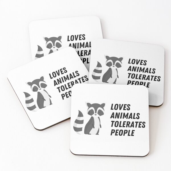 Item preview, Loves Animals Tolerates People designed and sold by Zaibo.