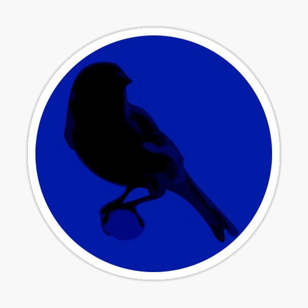 Canary Cry Circle Logo Sticker