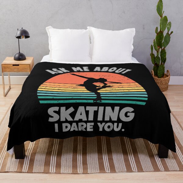 Item preview, Retro sunset ice skater girl design  designed and sold by TipTopTapo.