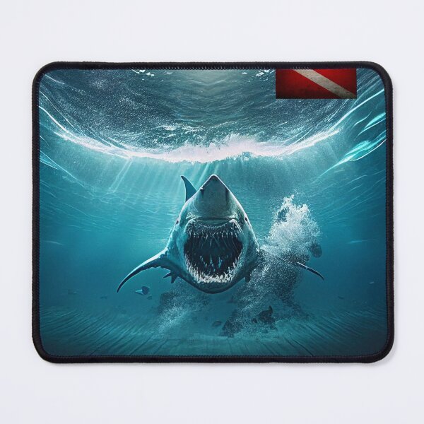 Item preview, SHARK ATTACKING designed and sold by publicidaddig.