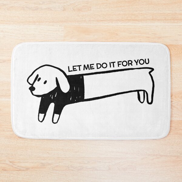 Item preview, borzoi let me do it for you in black designed and sold by ItsMemeMachine.