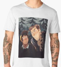 mitch and jonas behind the fence Men's Premium T-Shirt
