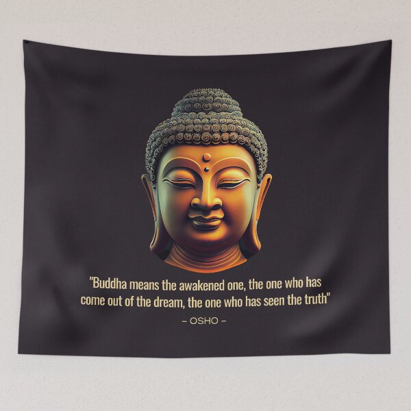 Item preview, Meditate on Osho's Inspirational Quote about Buddha designed and sold by RetComly.
