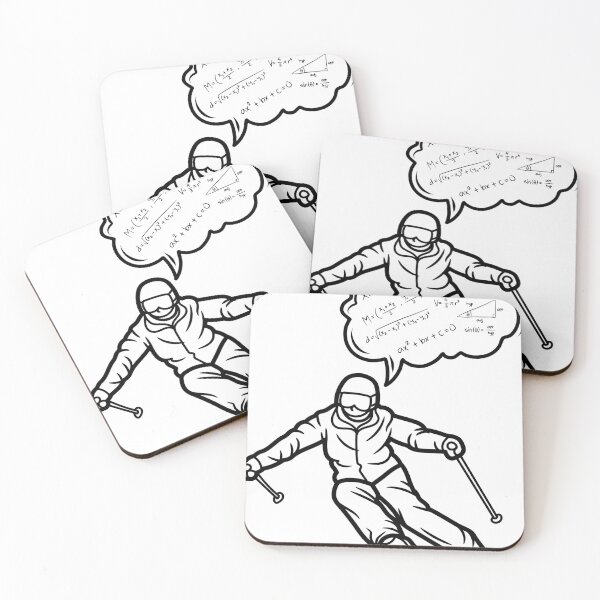Item preview, Skier's math designed and sold by NappyOwl.