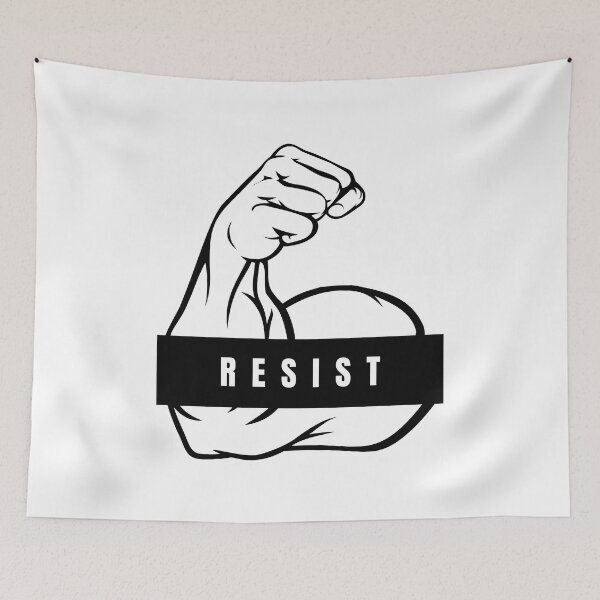 Item preview, RESIST - THE POWER OF THE PEOPLE RULES! designed and sold by ElleKaye711.