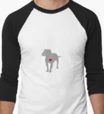 Pit bull Love Men's Baseball ¾ T-Shirt