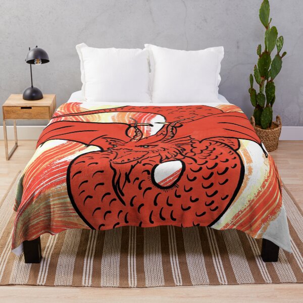 Item preview, Red fire dragon designed and sold by LynseysArtShop.