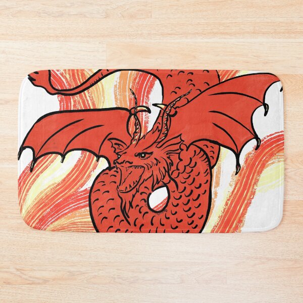 Item preview, Red fire  dragon  designed and sold by LynseysArtShop.