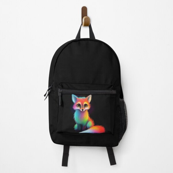 Item preview, Fox Looking Cute with rainbow colors designed and sold by phillipbooth.