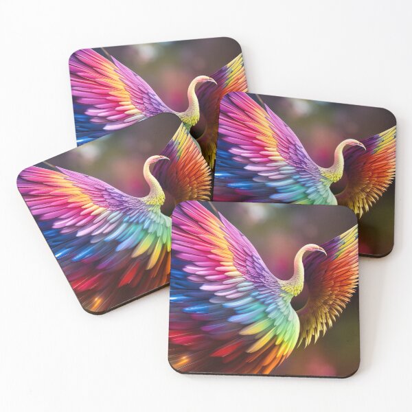 Item preview, Rainbow fantasy bird designed and sold by moonspirits.