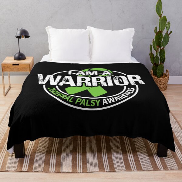 Item preview, I Am A Warrior Cerebral Palsy Awareness Ribbon designed and sold by Adolfo114.