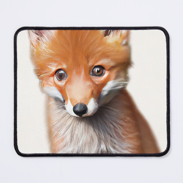 Item preview, Fox Looking Cute with rainbow colors designed and sold by phillipbooth.