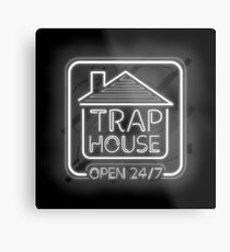 Welcome to the trap house - open 247 Metal Print
