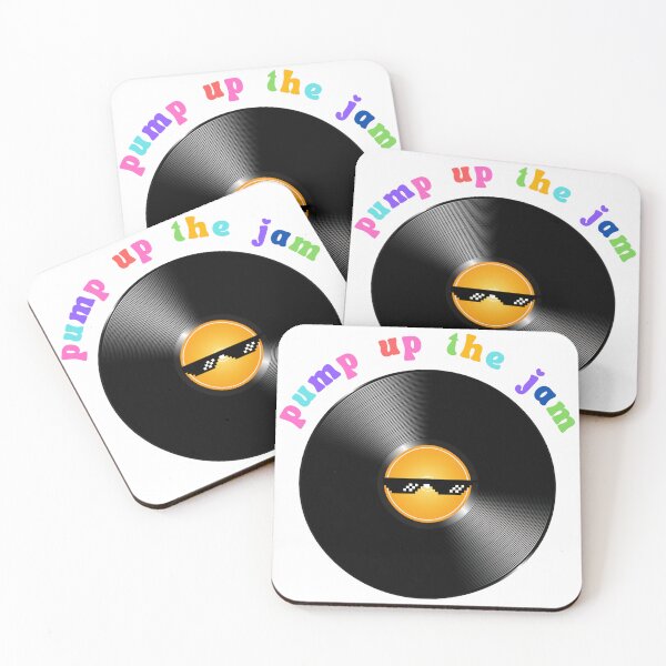 Item preview, Pump up the jam cool retro record designed and sold by Artorioum.