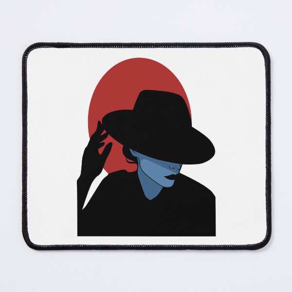 Item preview, Dark Lady (Red and Blue on White) designed and sold by ObsidianDaz.