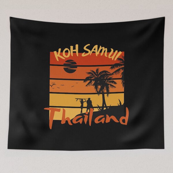 Item preview, Koh Samui Vintage Sunset Design designed and sold by RektRepublic.