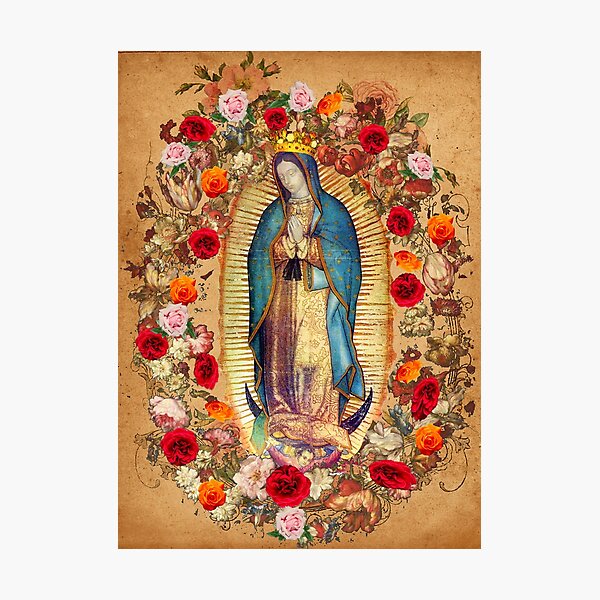 Virgen de Guadalupe Moderna Regalo para mamá católica SVG -  México