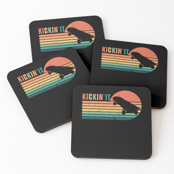 Item preview, Kickin' It Skateboard Skateboarding Retro Vintage Skateboard Gift for Skateboarder  designed and sold by Diferenty Shop  ⭐⭐⭐⭐⭐.