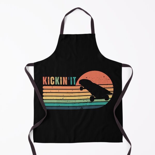 Item preview, Kickin' It Skateboard Skateboarding Retro Vintage Skateboard Gift for Skateboarder designed and sold by Diferenty Shop ⭐⭐⭐⭐⭐.