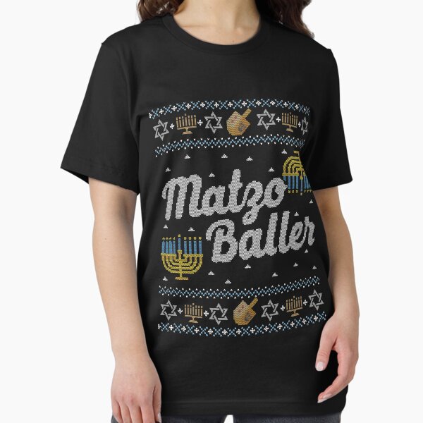 Item preview, Ugly Hanukkah Sweater, Matzo Baller, Jewish shirt designed and sold by taraJcreative.