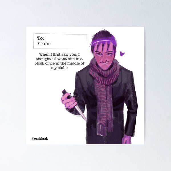 Item preview, Copy of OswaldCobblepot Valentine's day designed and sold by OzzieKrak.