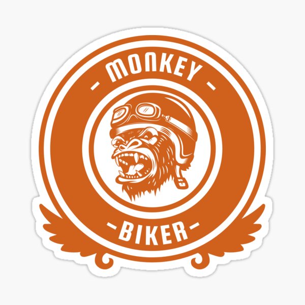 Item preview, Monkey Bike Mini Bike Monkey Biker designed and sold by PickledMerch.