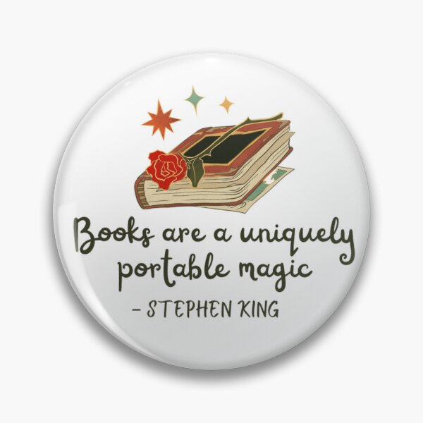 Item preview, Books are a uniquely portable magic Stephen King designed and sold by Simi2020.