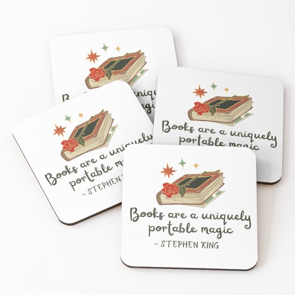 Item preview, Books are a uniquely portable magic Stephen King designed and sold by Simi2020.
