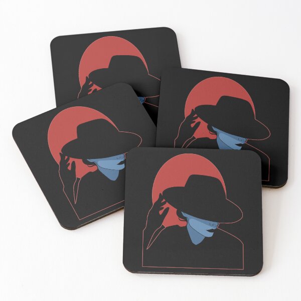 Item preview, Dark Lady (Red and Blue on Black) designed and sold by ObsidianDaz.